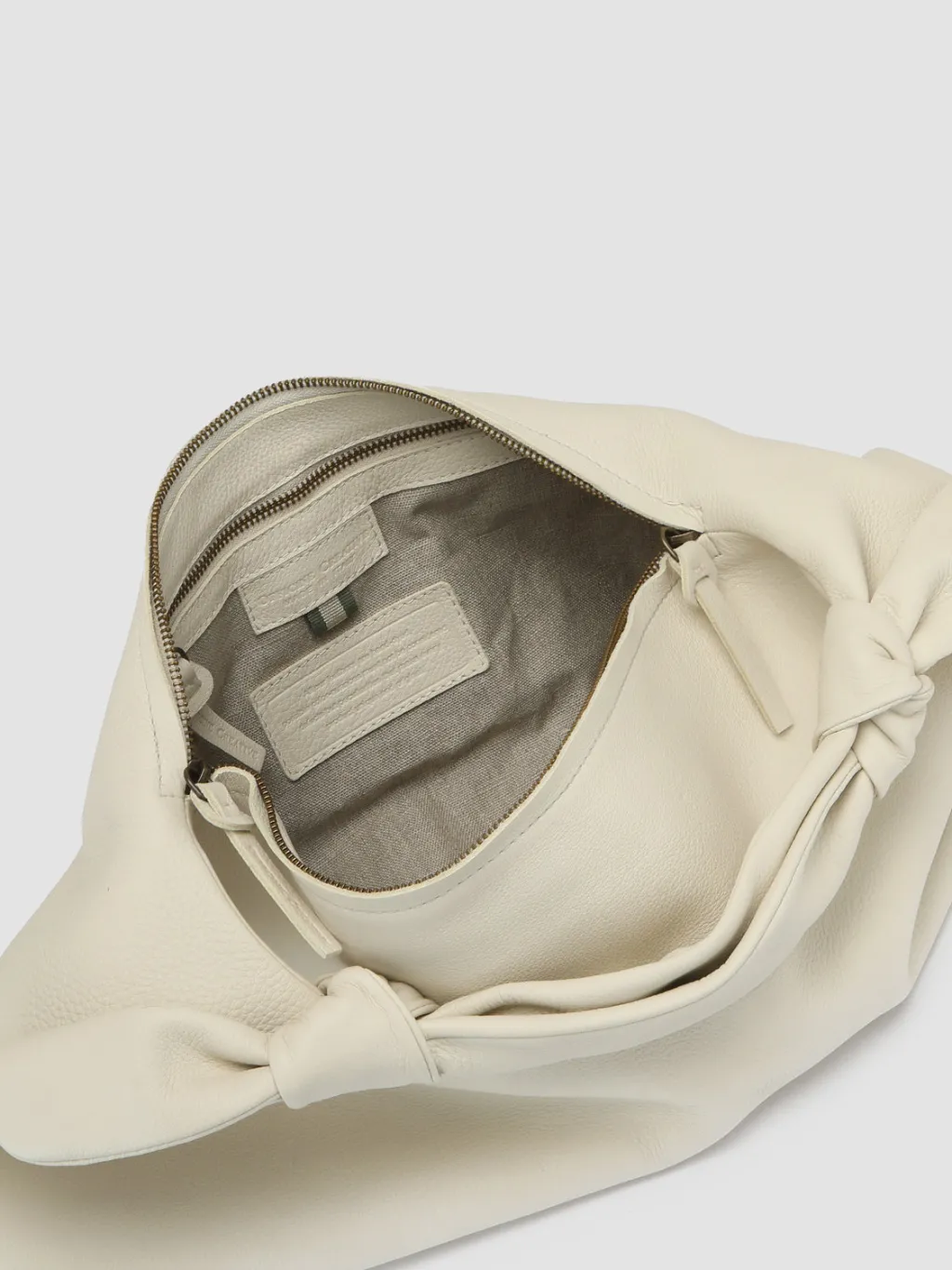 Women Officine Creative BOLINA 031 - White Leather Hobo Bag