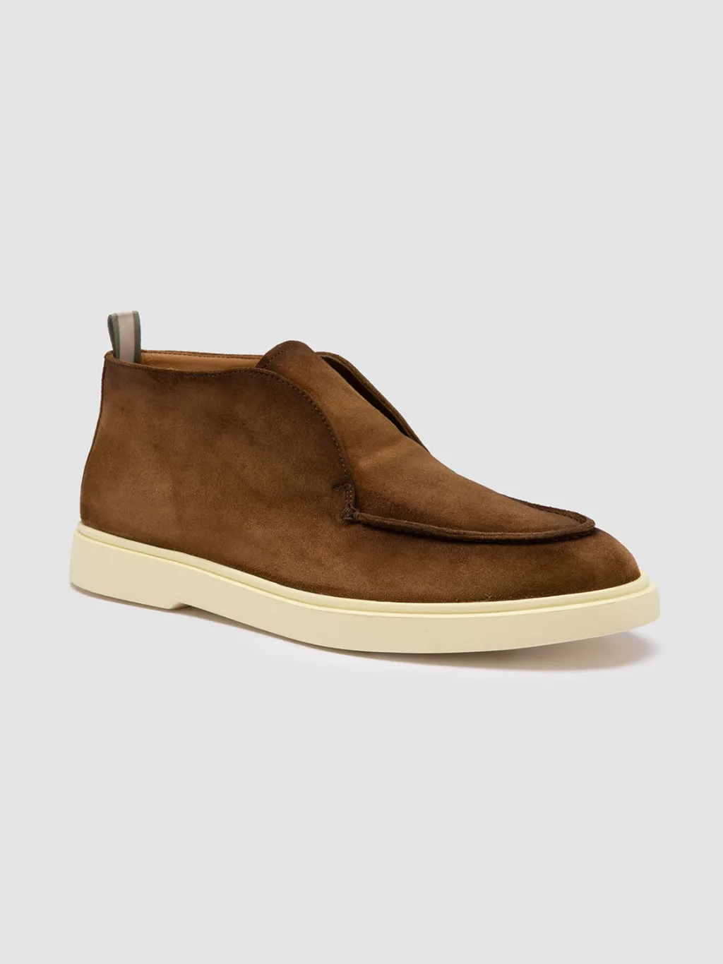 Officine Creative BONES 003 - Brown Suede Chukka Boots