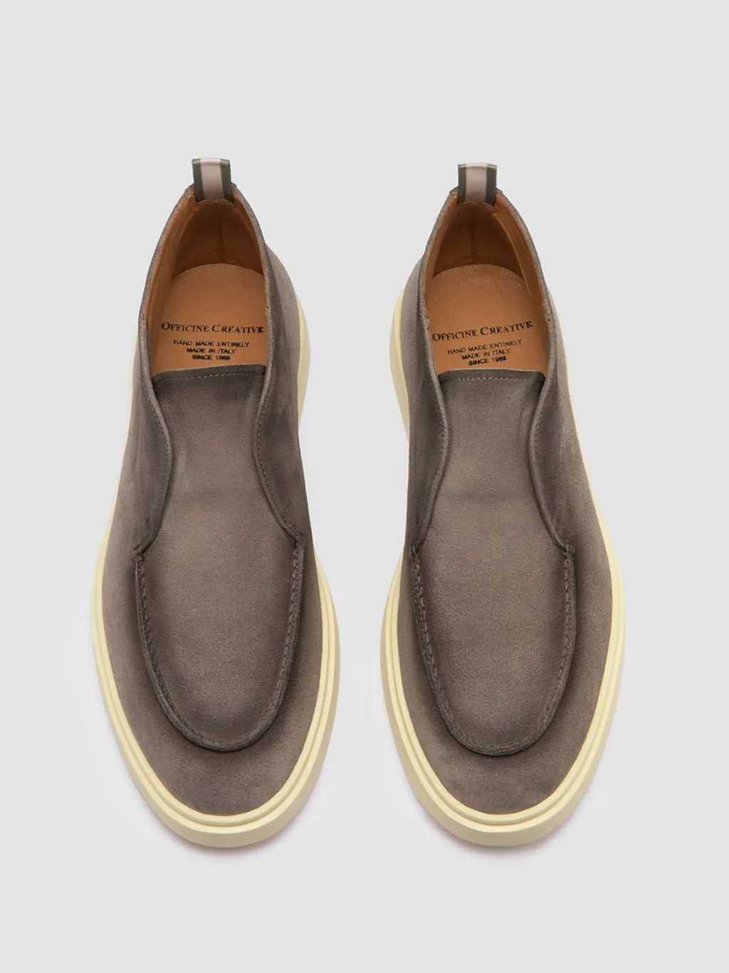 Officine Creative BONES 003 - Taupe Suede Chukka Boots