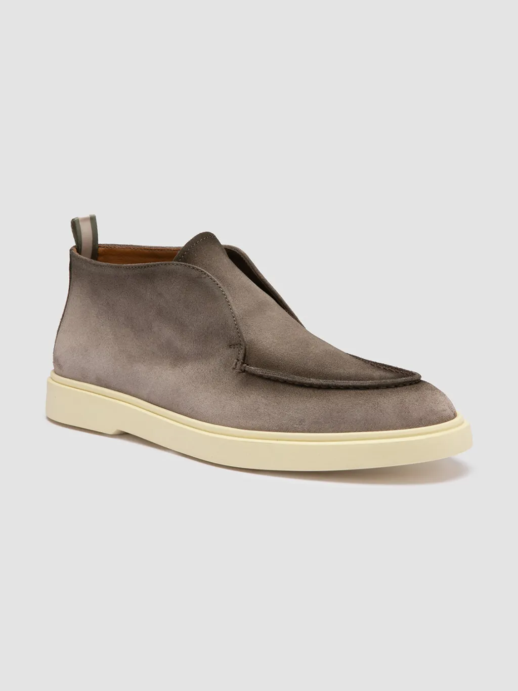Officine Creative BONES 003 - Taupe Suede Chukka Boots
