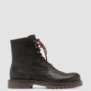Officine Creative BOSS 012 - Brown Leather Lace-up Boots
