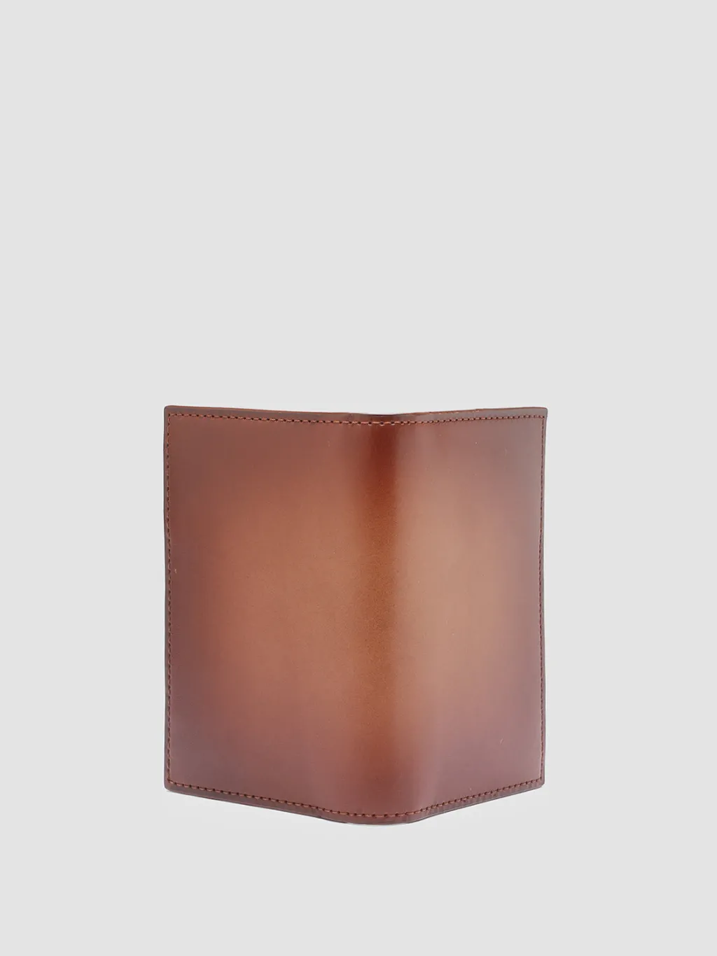 Officine Creative BOUDIN 24 - Brown Leather Bifold Wallet
