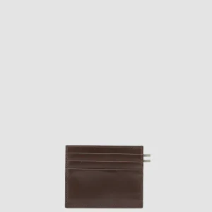 Officine Creative BOUDIN 22 - Brown Leather Card Holder