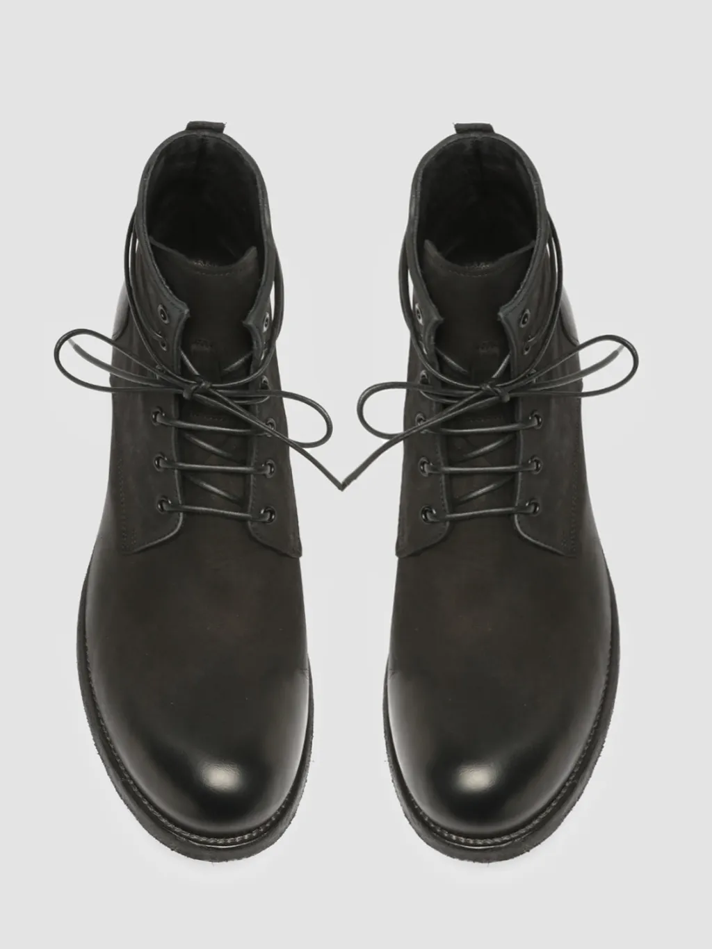 Officine Creative BUBBLE 003 - Leather Lace-up Boots