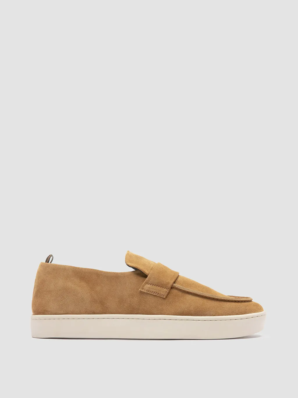 Officine Creative BUG 001 - Brown Suede Penny Loafers