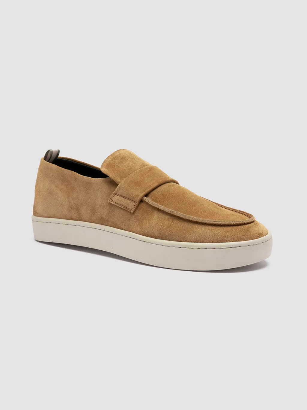 Officine Creative BUG 001 - Brown Suede Penny Loafers