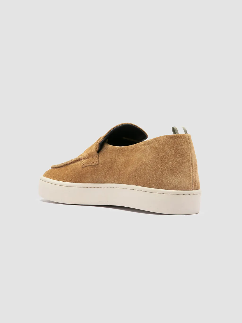 Officine Creative BUG 001 - Brown Suede Penny Loafers