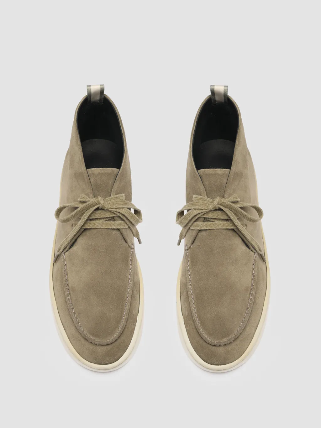 Officine Creative BUG 002 - Green Suede Chukka Boots