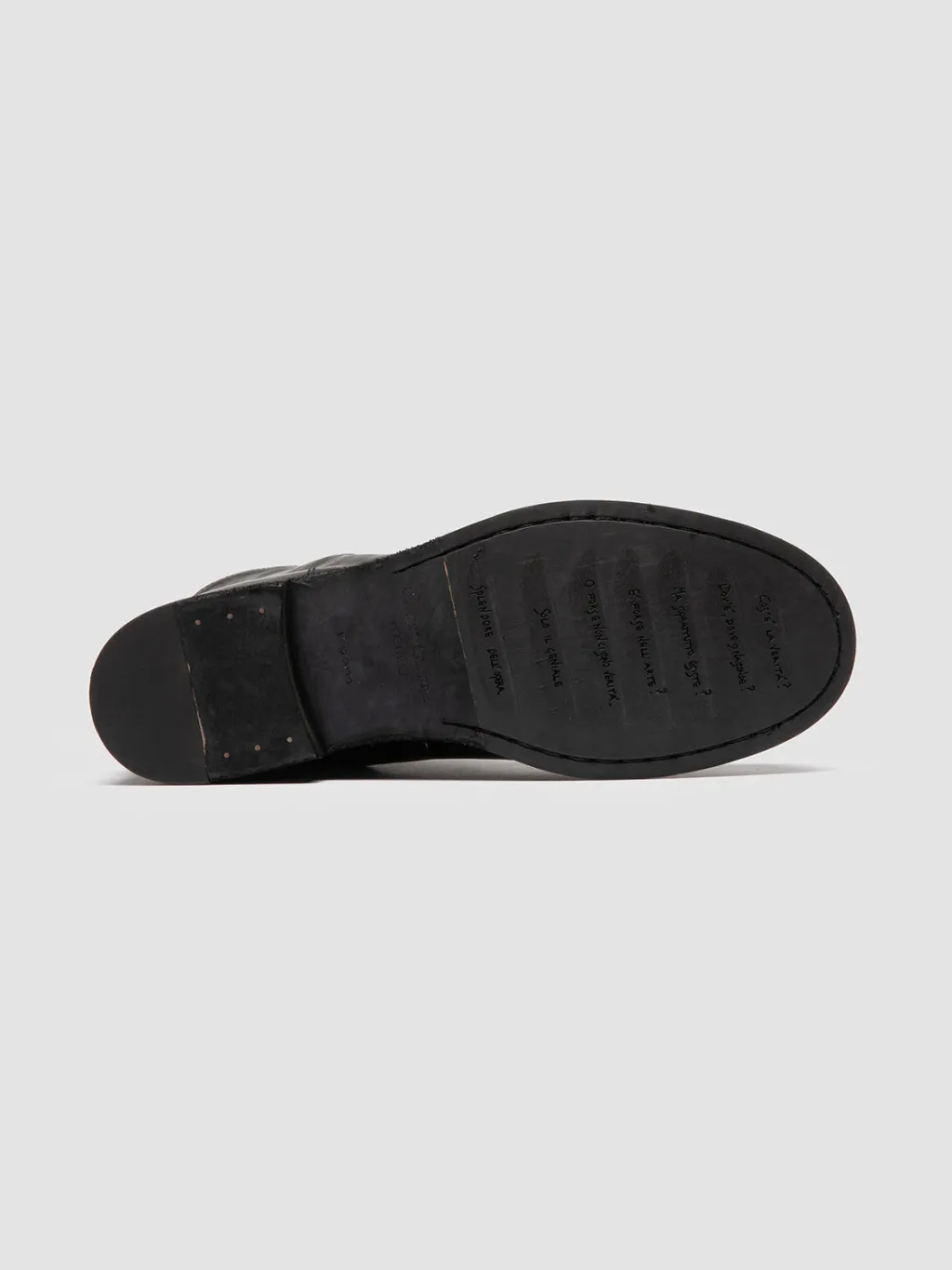 Women Officine Creative BULLA DD 303 - Black Leather Zipped Boots