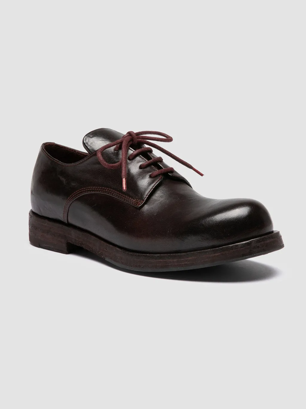 Women Officine Creative BULLA DD 301 - Brown Leather Derby Shoes