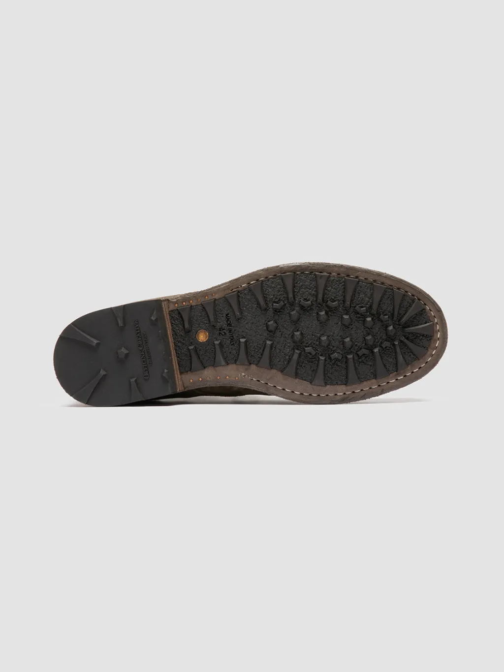 Officine Creative BULLA DD 102 - Green Suede Lace-up Boots