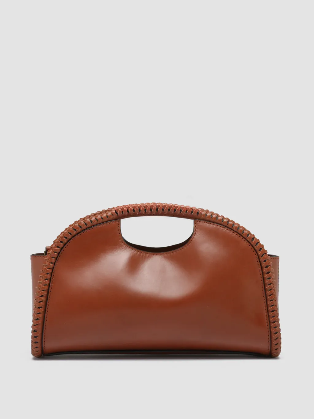 Women Officine Creative CABALA 103 - Brown Leather Clutch Bag