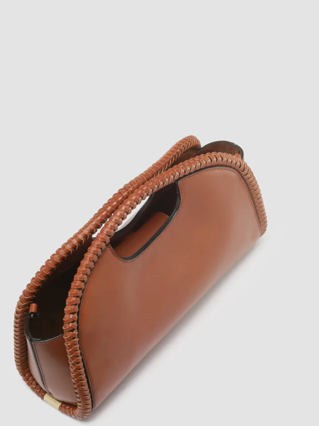 Women Officine Creative CABALA 103 - Brown Leather Clutch Bag