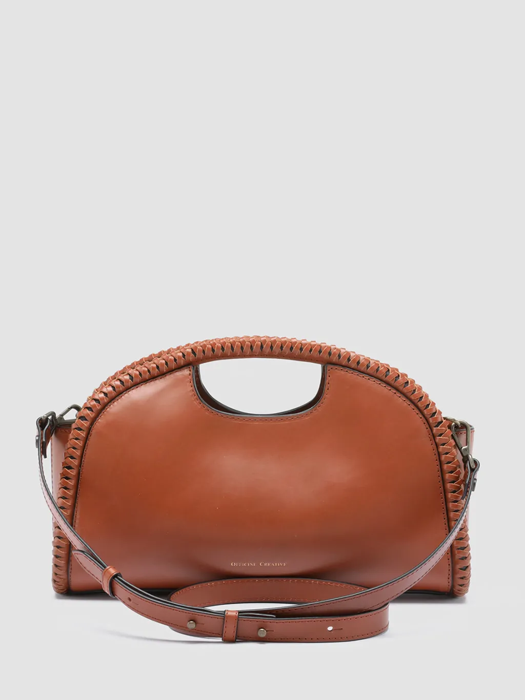 Women Officine Creative CABALA 103 - Brown Leather Clutch Bag