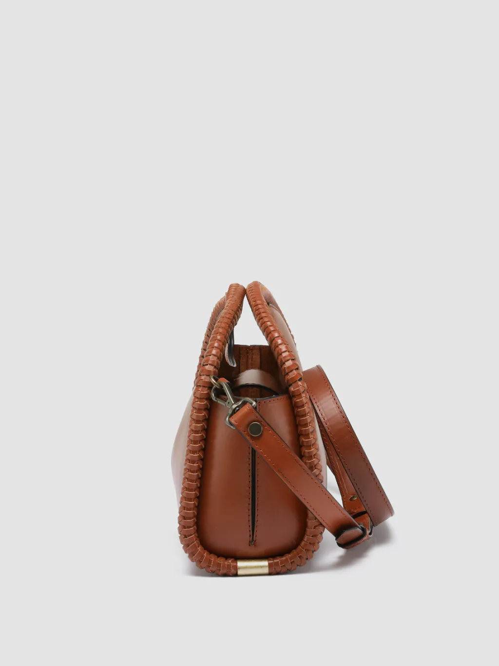 Women Officine Creative CABALA 103 - Brown Leather Clutch Bag