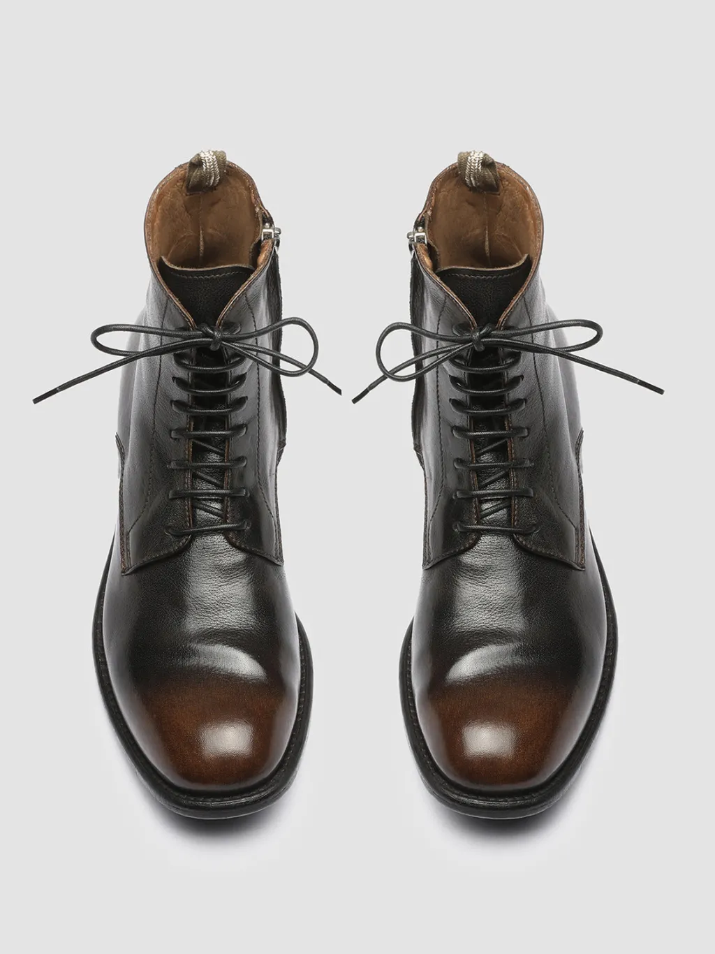 Women Officine Creative CALIXTE 002 - Black Zipped Leather Boots
