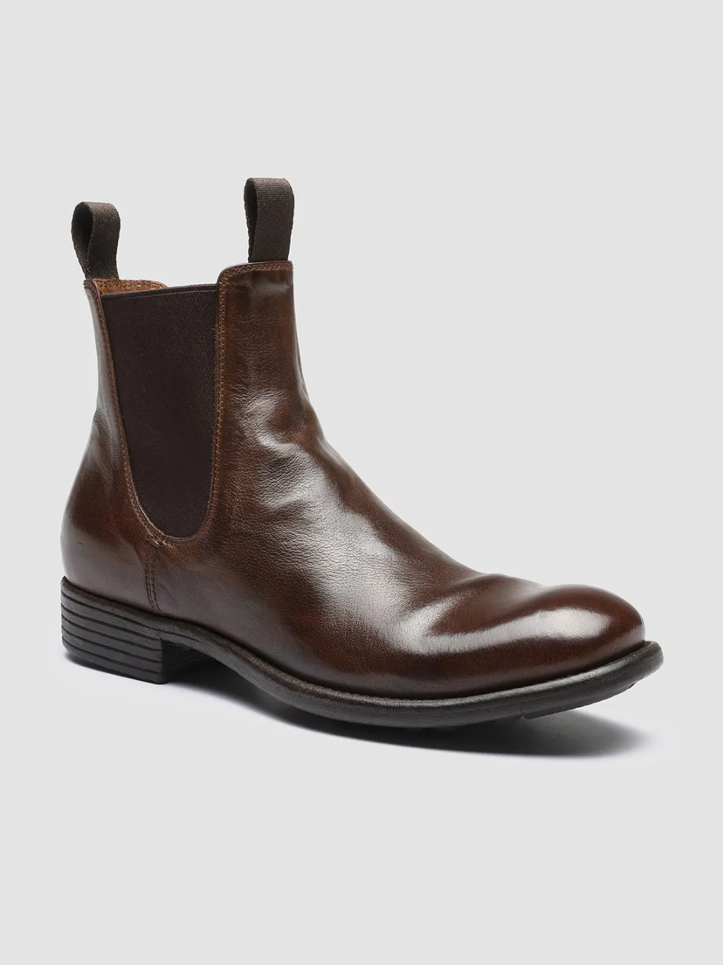 Women Officine Creative CALIXTE 004 - Brown Leather Chelsea Boots