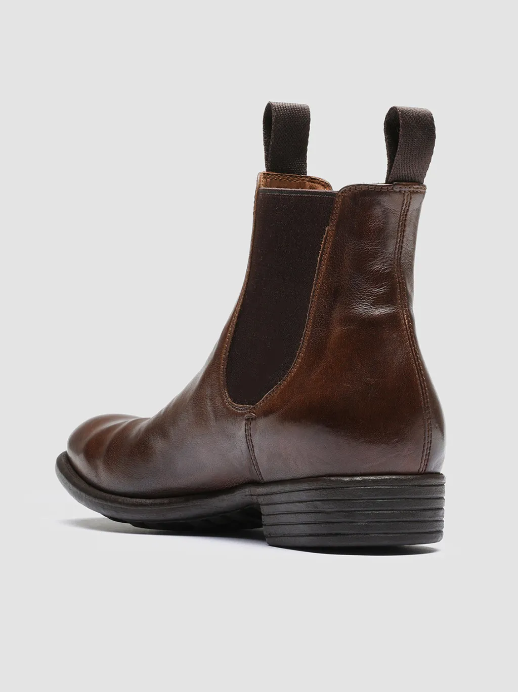 Women Officine Creative CALIXTE 004 - Brown Leather Chelsea Boots