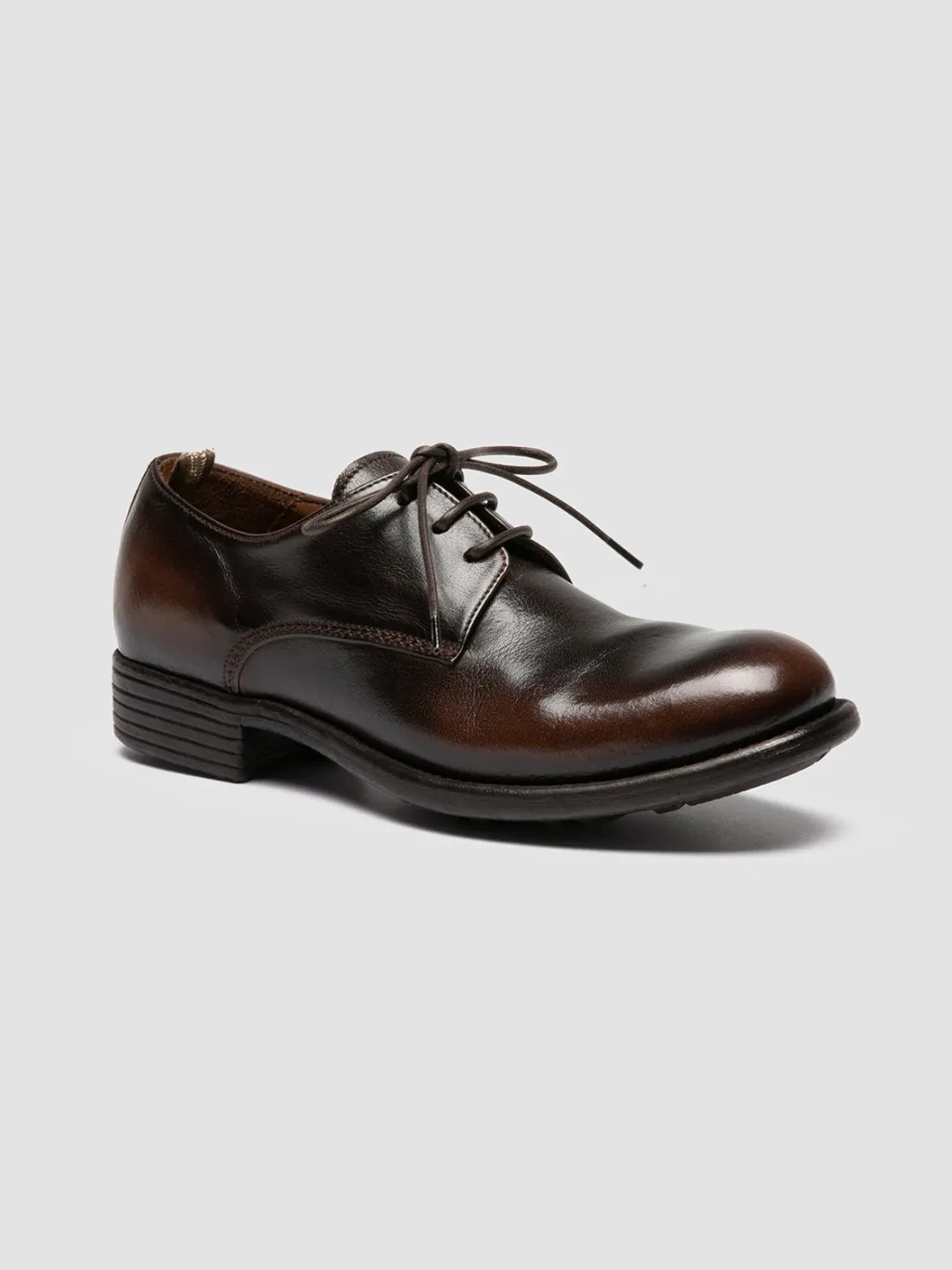 Women Officine Creative CALIXTE 068 - Brown Leather Derby Shoes