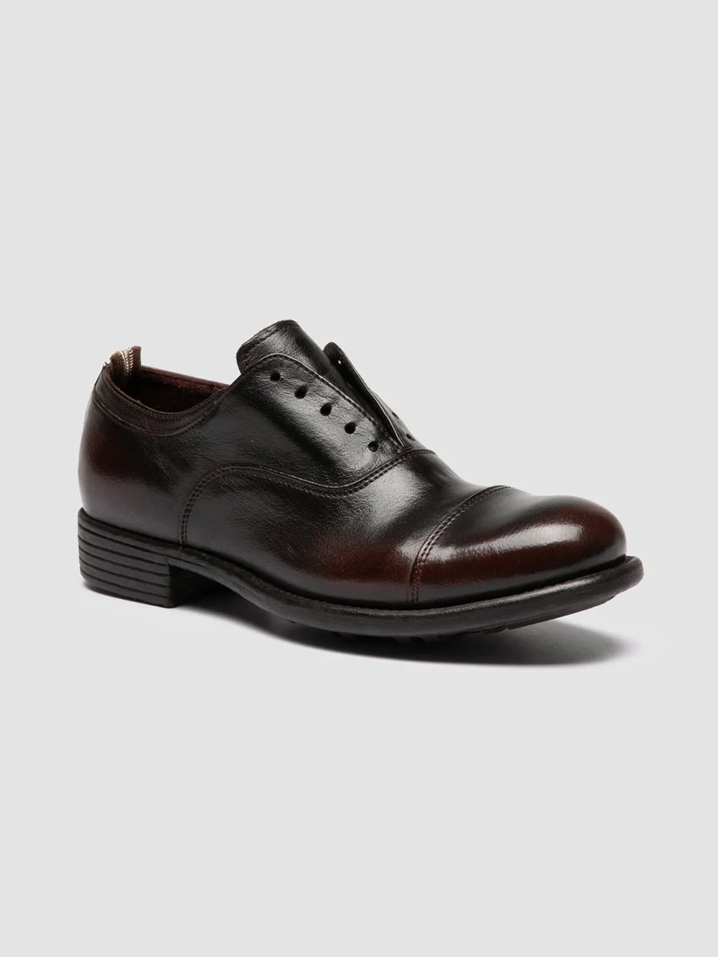 Women Officine Creative CALIXTE 003 - Brown Leather Oxford Shoes