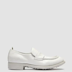 Women Officine Creative CALIXTE 020 - White Leather Mocs Loafers