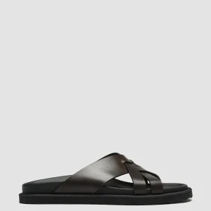 Officine Creative CHARRAT 003 - Brown Leather Sandals