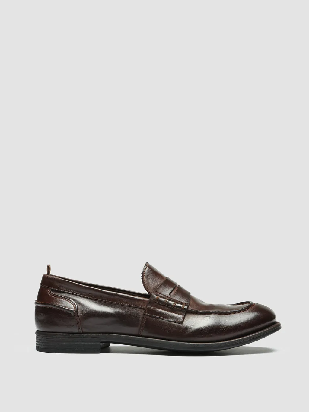 Officine Creative CHRONICLE 144 - Brown Leather Penny Loafers