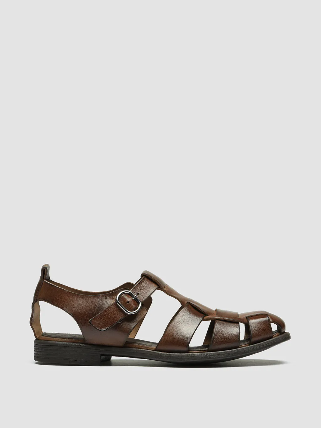 Officine Creative CHRONICLE 145 - Brown Leather Sandals