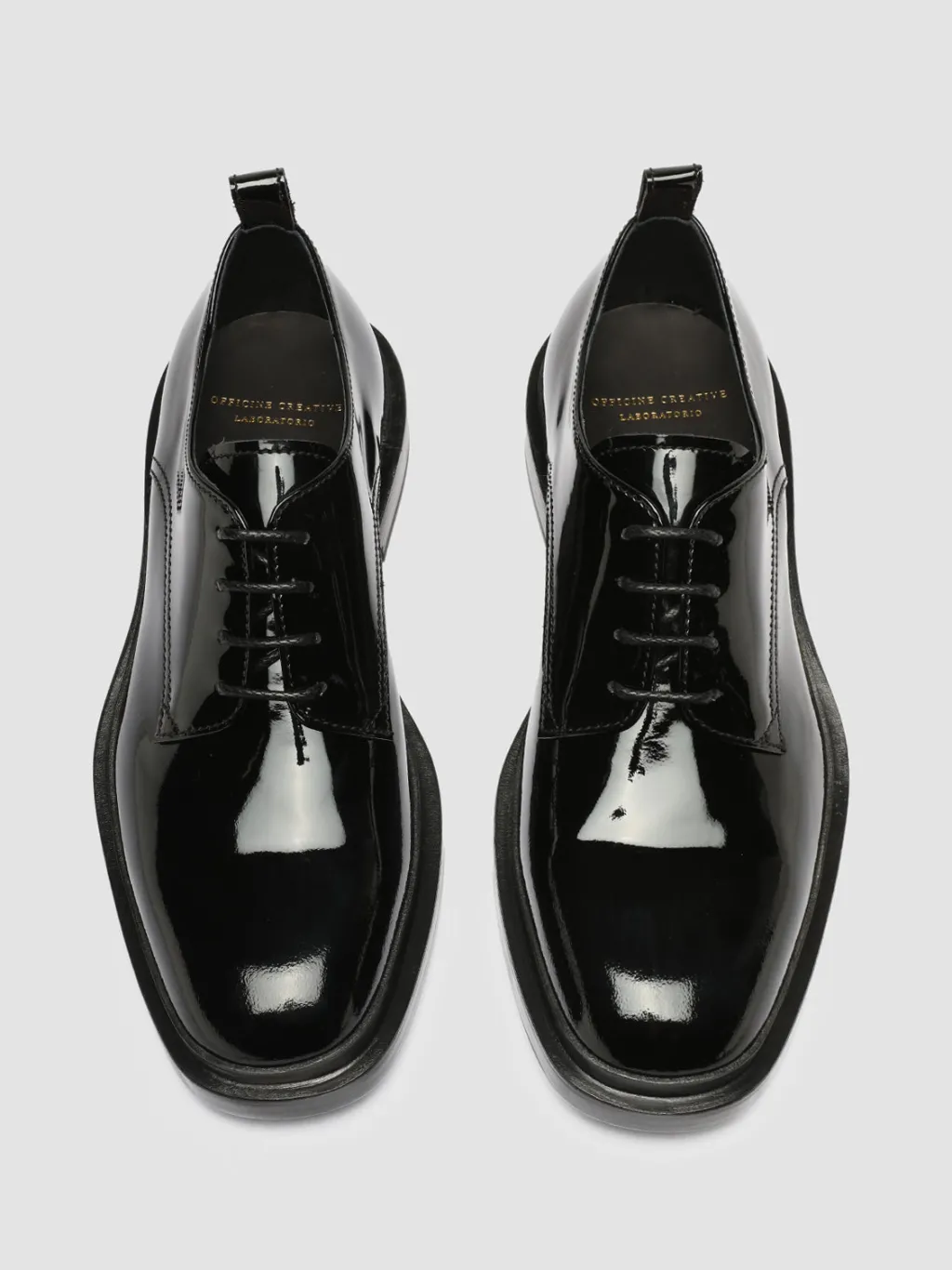 Officine Creative CONCRETE 003 - Leather Derby Shoes