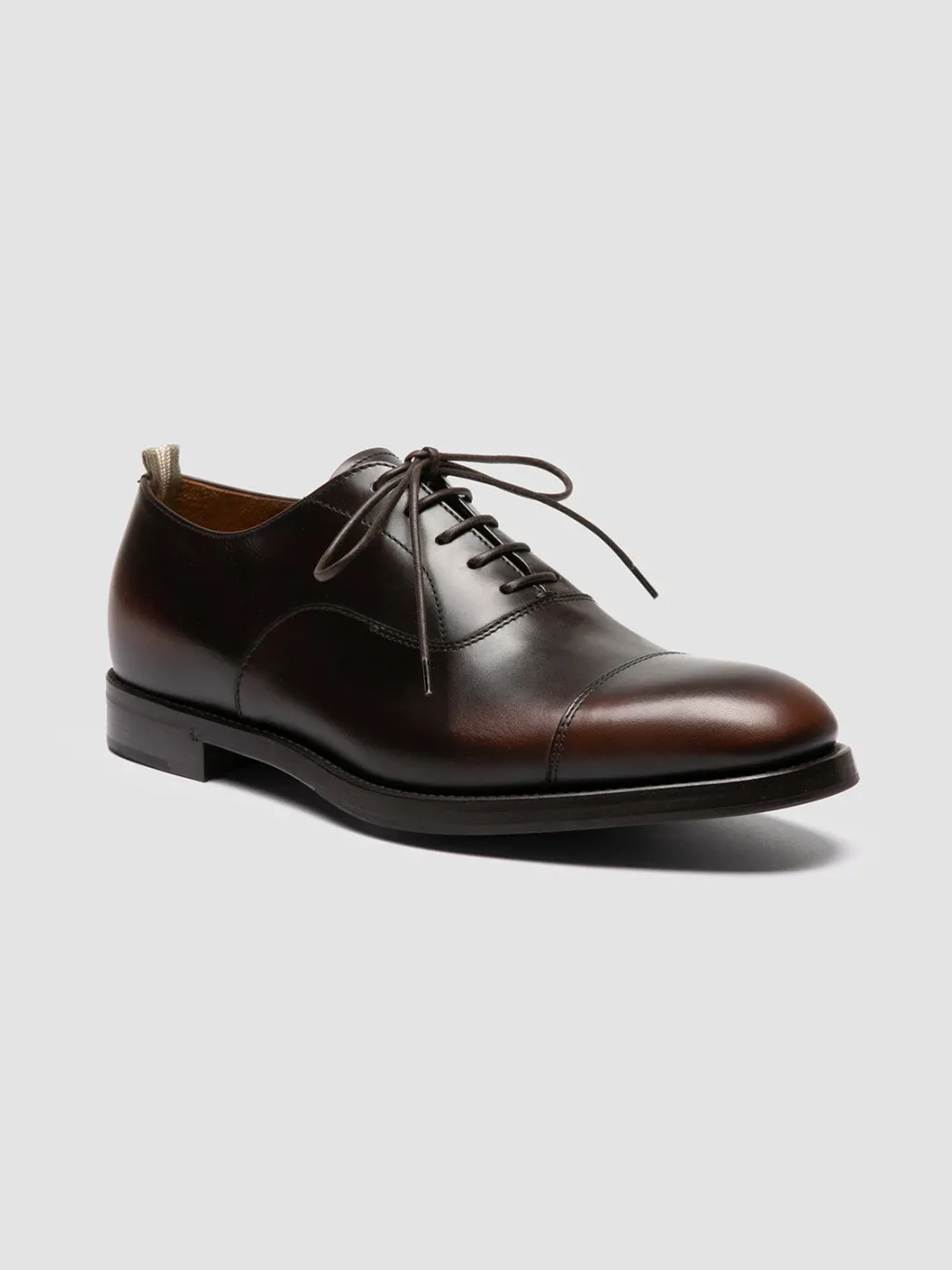 Officine Creative CONSULTANT 003 - Brown Leather Oxford Shoes