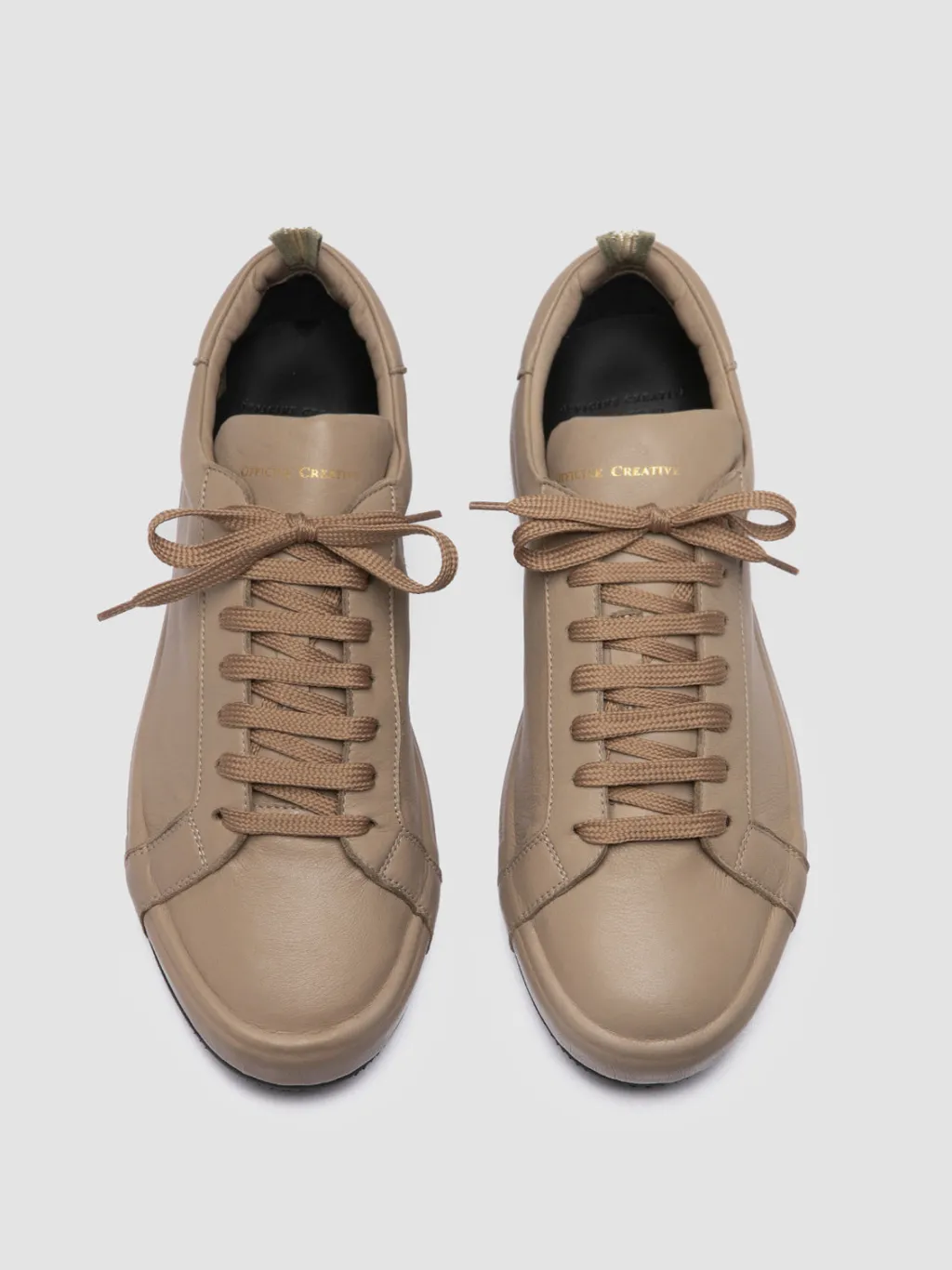 Officine Creative CORE 001 - Brown Leather Sneakers