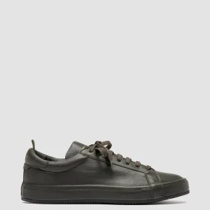 Officine Creative CORE 001 - Green Leather Sneakers