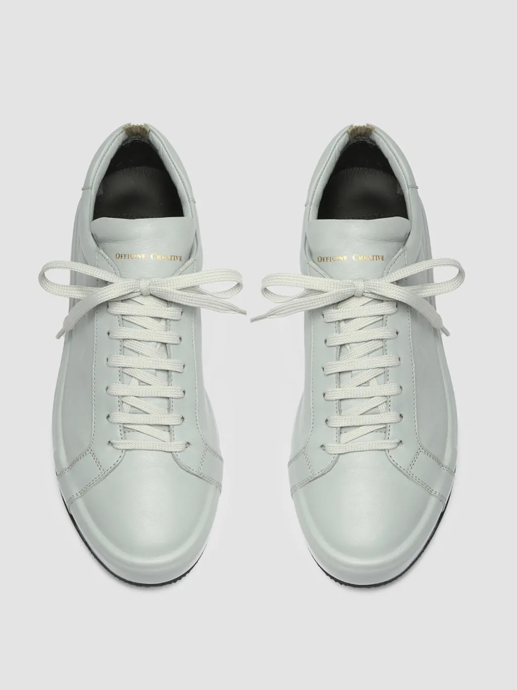 Officine Creative CORE 001 - Grey Leather Sneakers