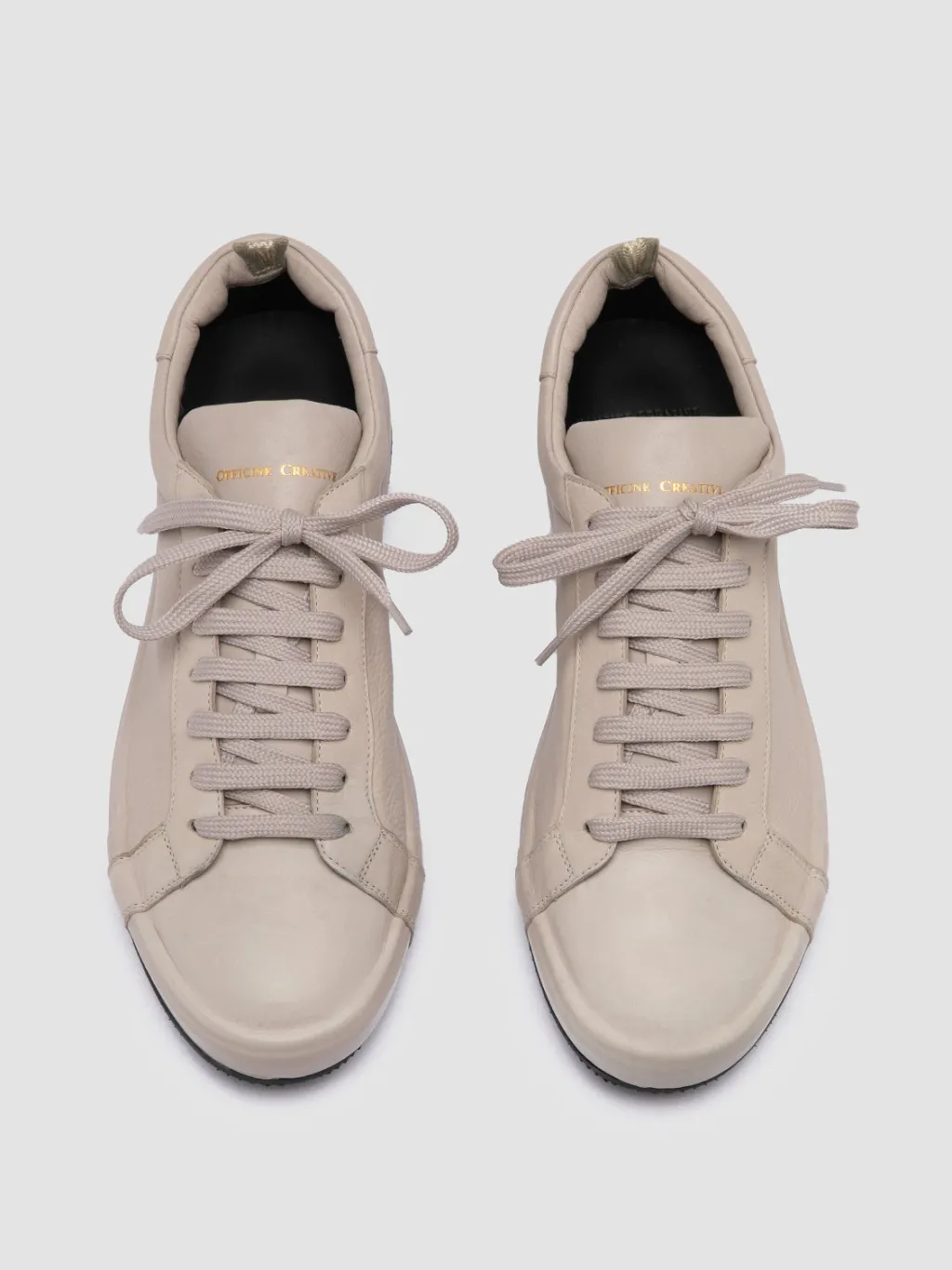Officine Creative CORE 001 - Grey Leather Sneakers