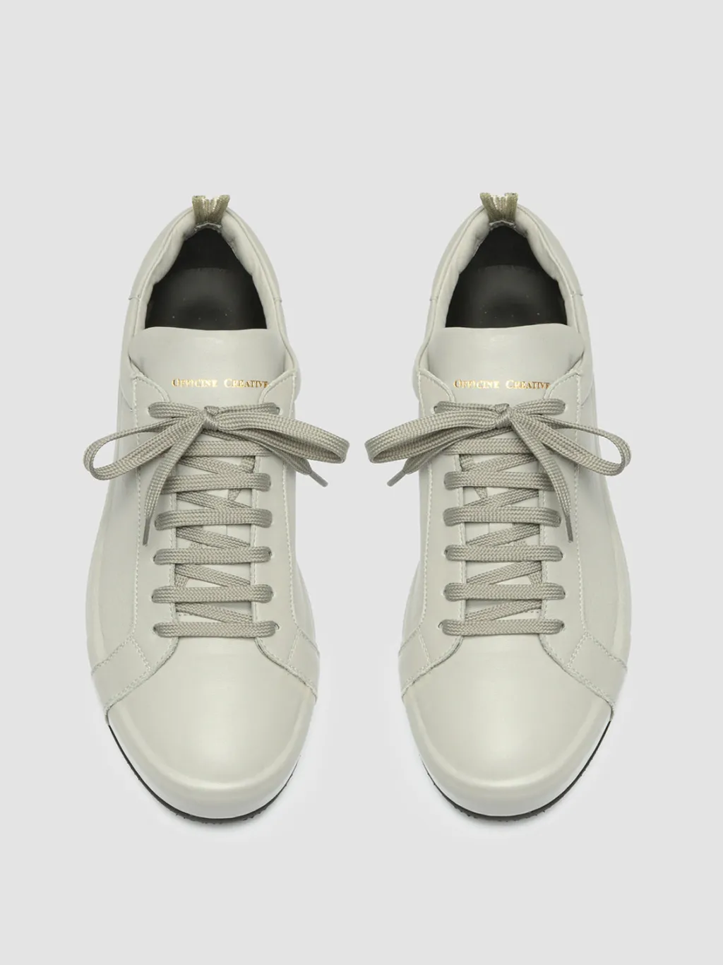 Officine Creative CORE 001 - Grey Leather Sneakers