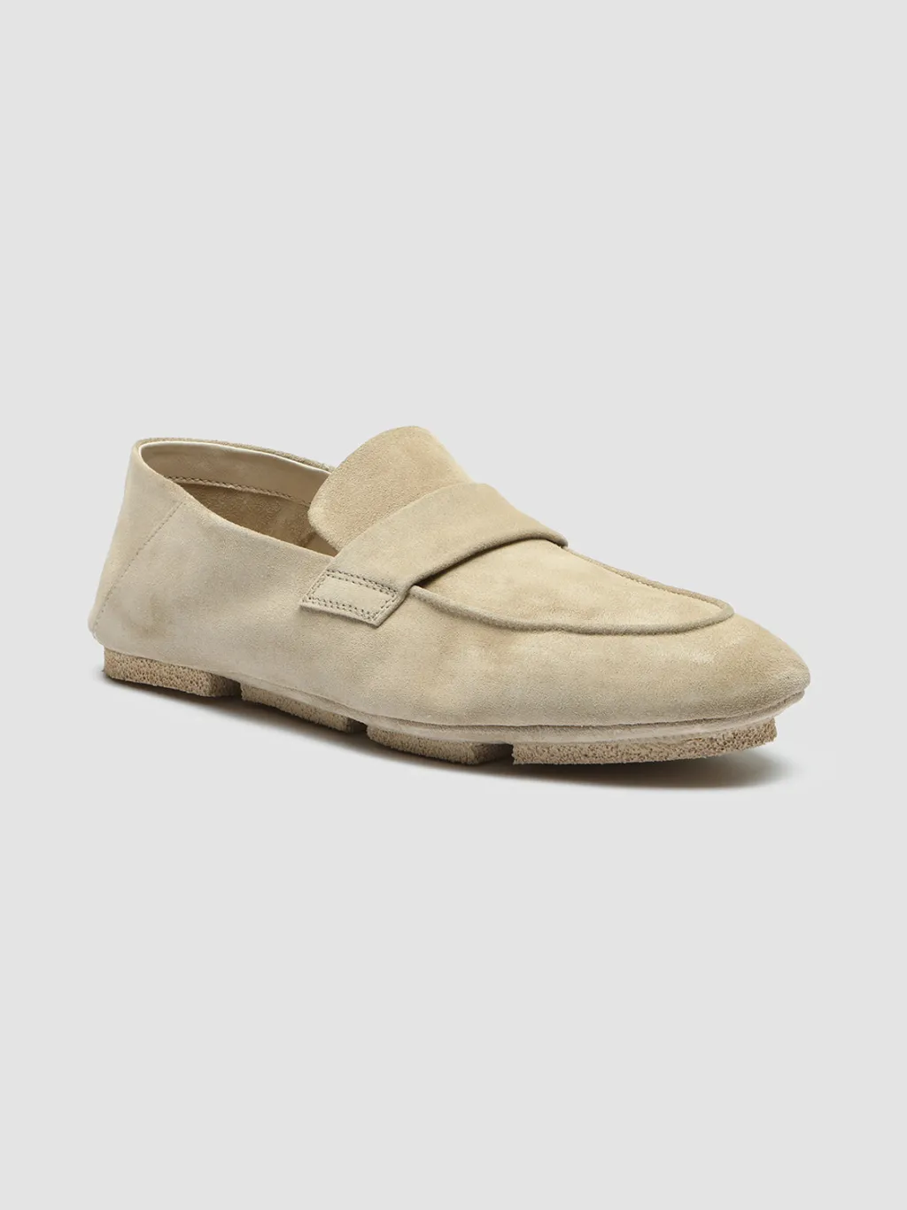 Women Officine Creative C-SIDE 101 - Ivory Suede Loafers