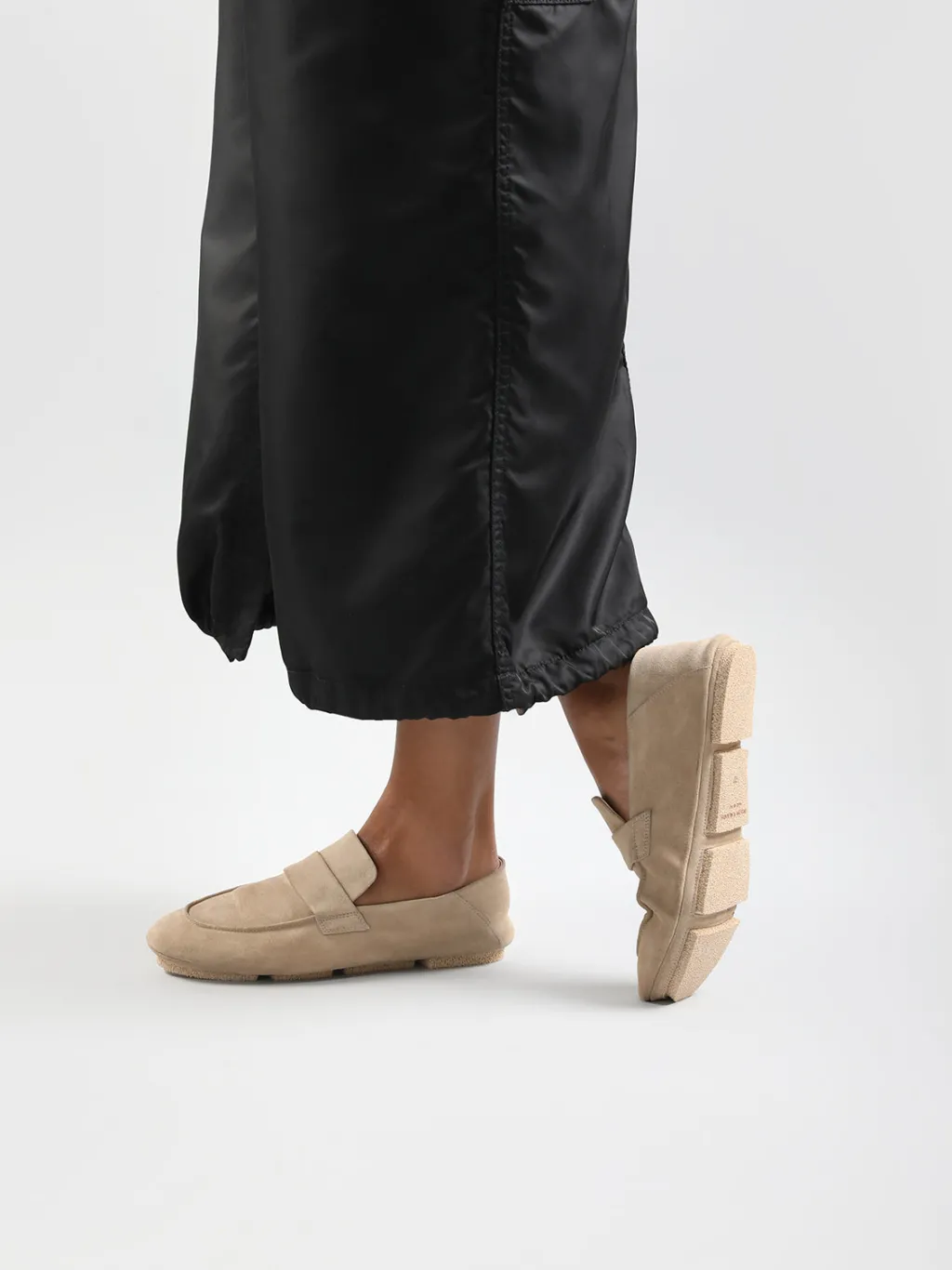 Women Officine Creative C-SIDE 101 - Ivory Suede Loafers