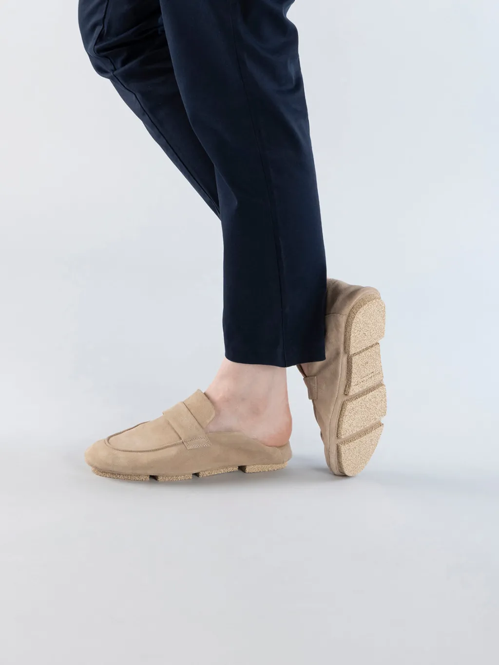 Women Officine Creative C-SIDE 101 - Ivory Suede Loafers