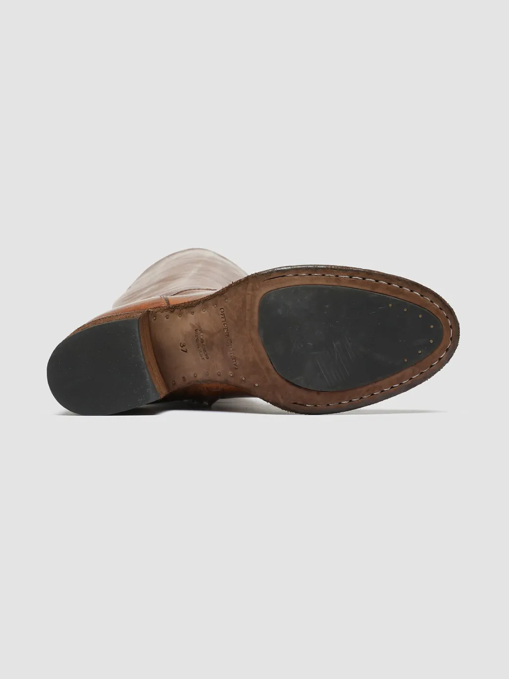 Women Officine Creative DENNER 116 - Brown Leather Zip Boots