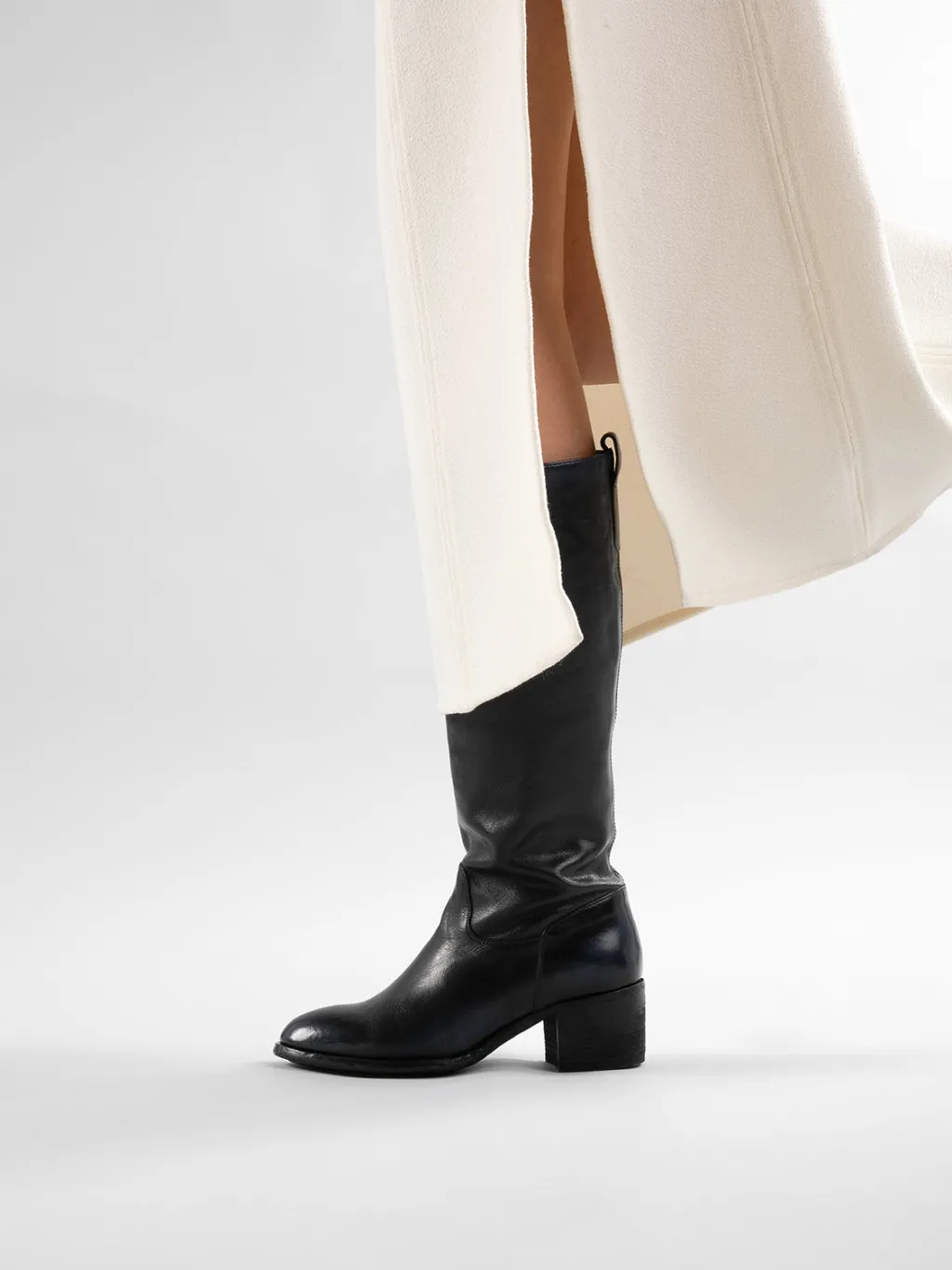 Women Officine Creative DENNER 116 - Brown Leather Zip Boots