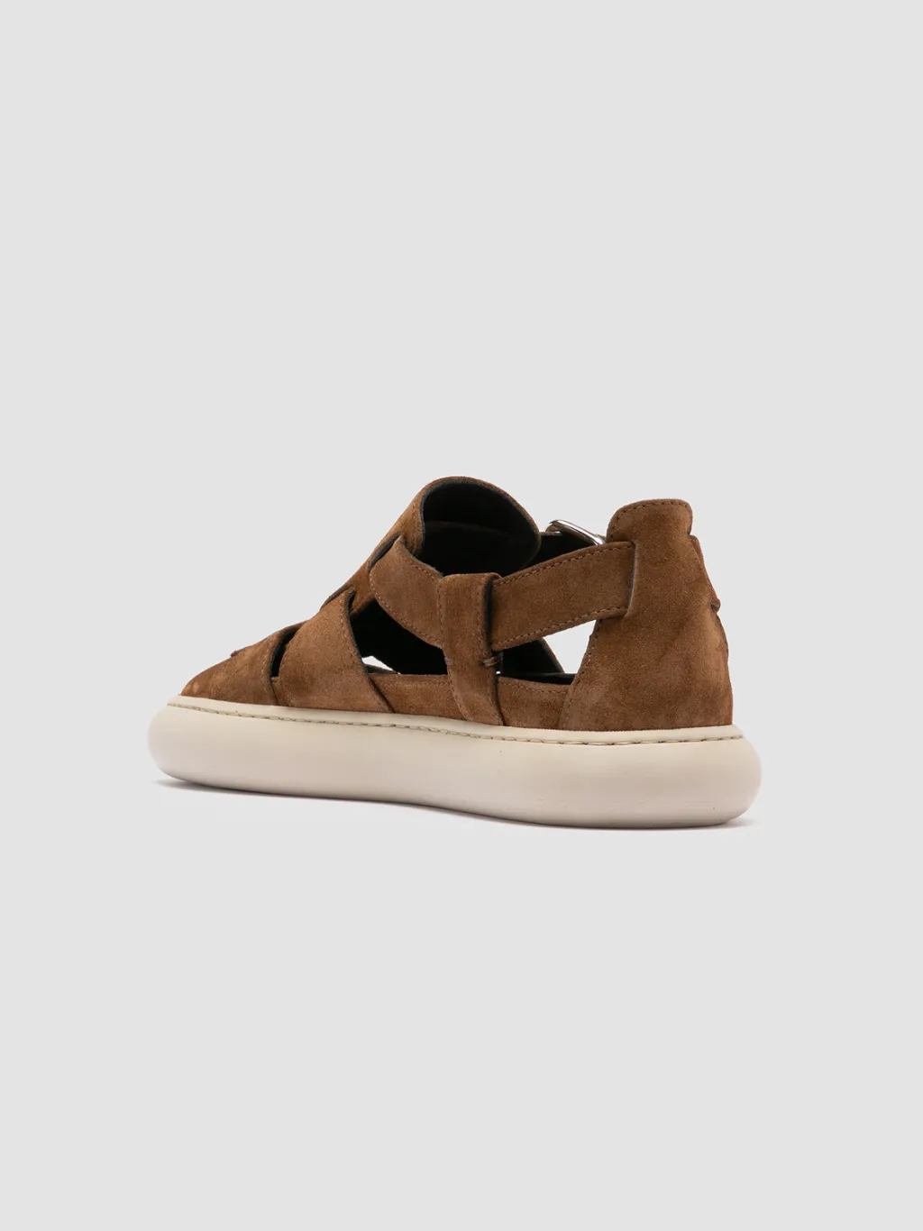 Women Officine Creative DINGHY 103 - Brown Suede Fisherman Sandals