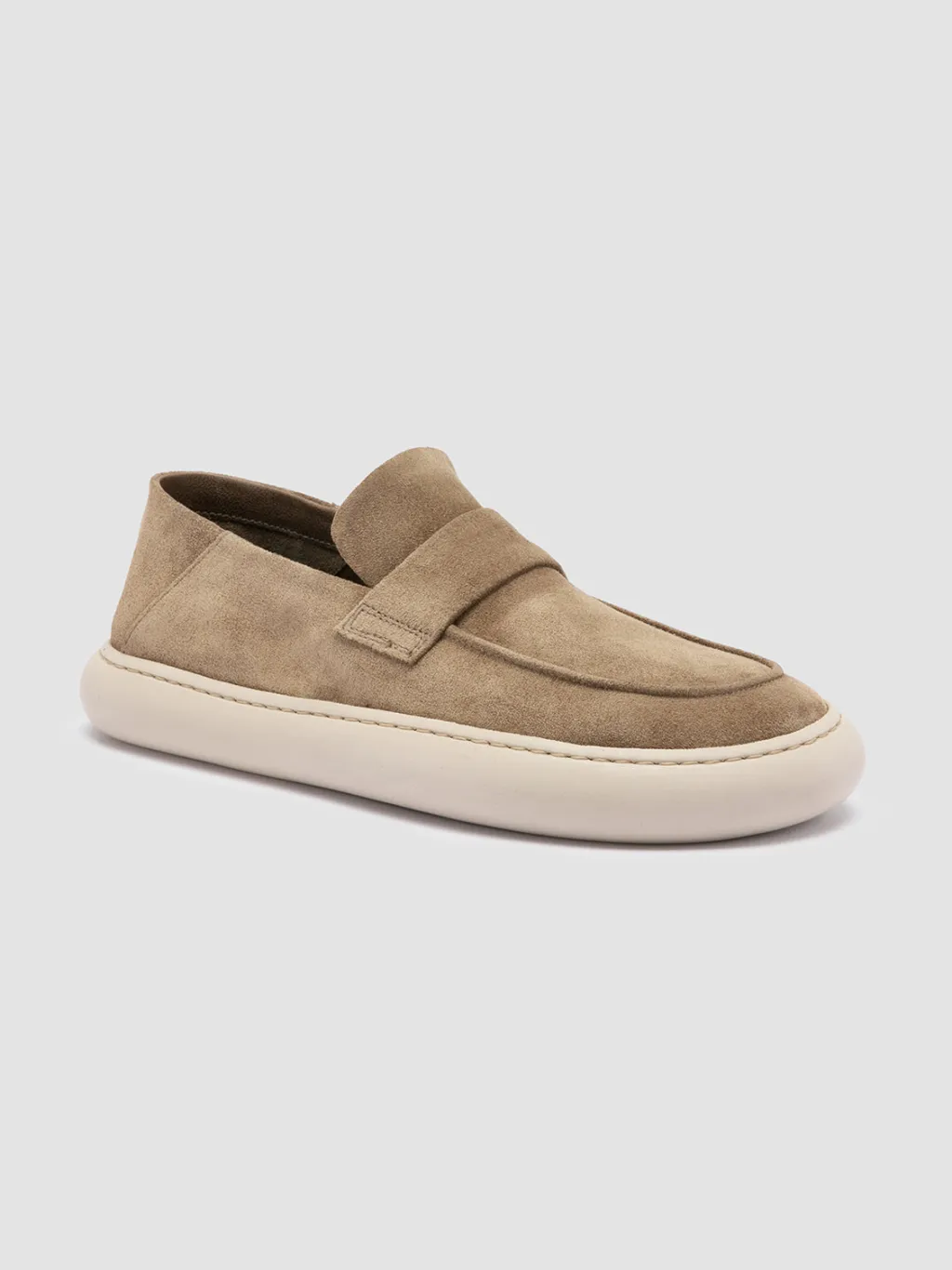 Women Officine Creative DINGHY 101 - Taupe Suede Low Top Sneakers