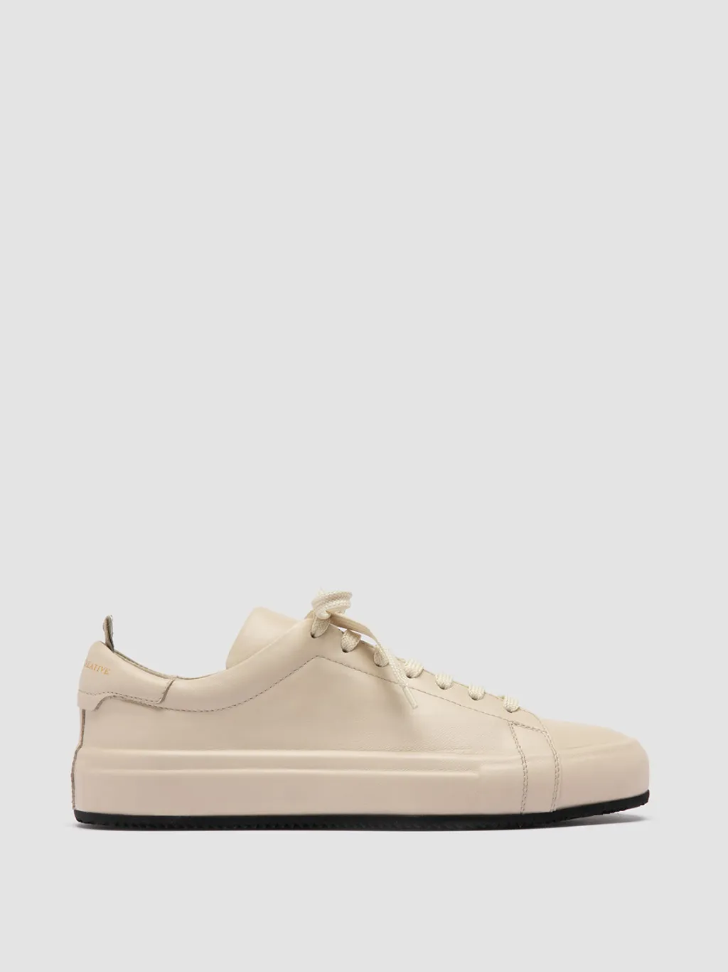 Women Officine Creative EASY 101 - Ivory Leather Low Top Sneakers