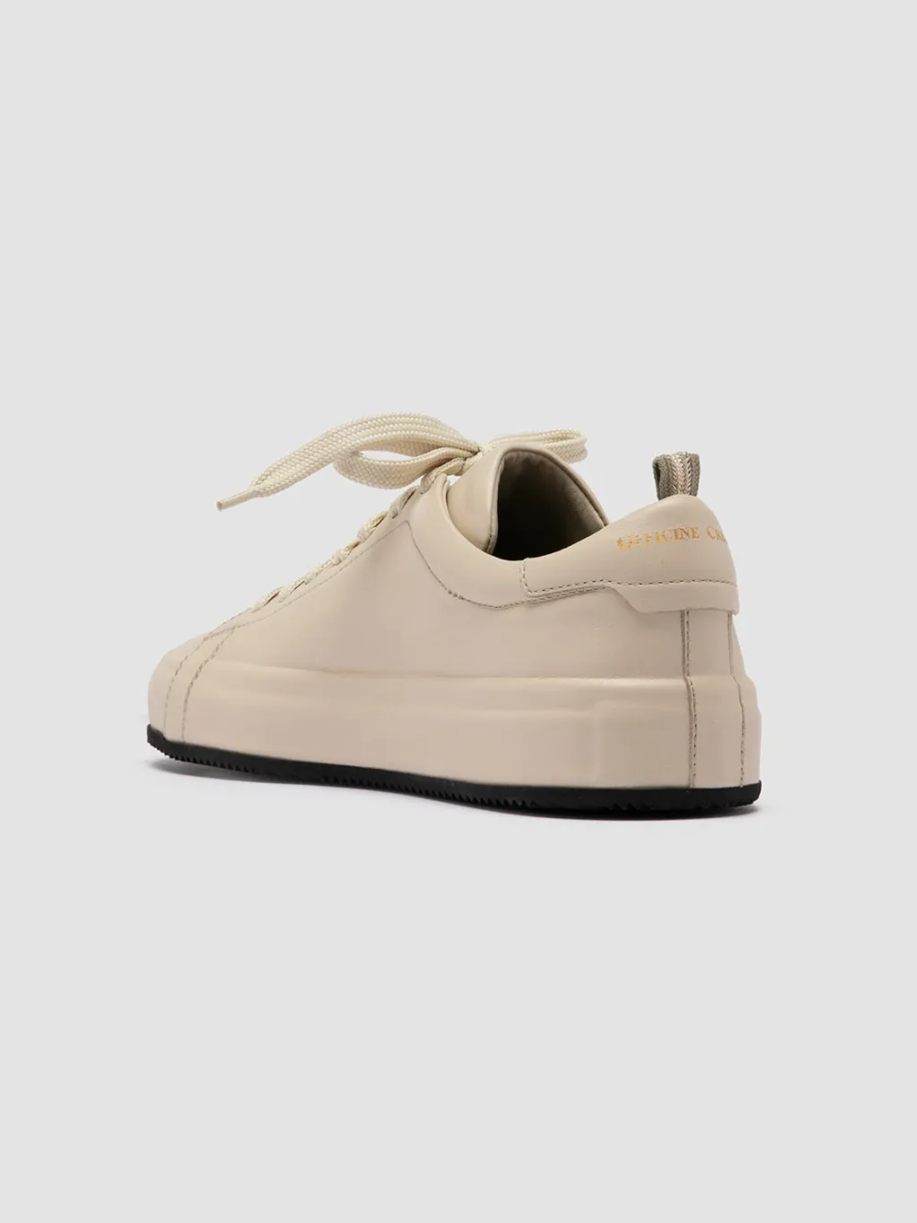 Women Officine Creative EASY 101 - Ivory Leather Low Top Sneakers