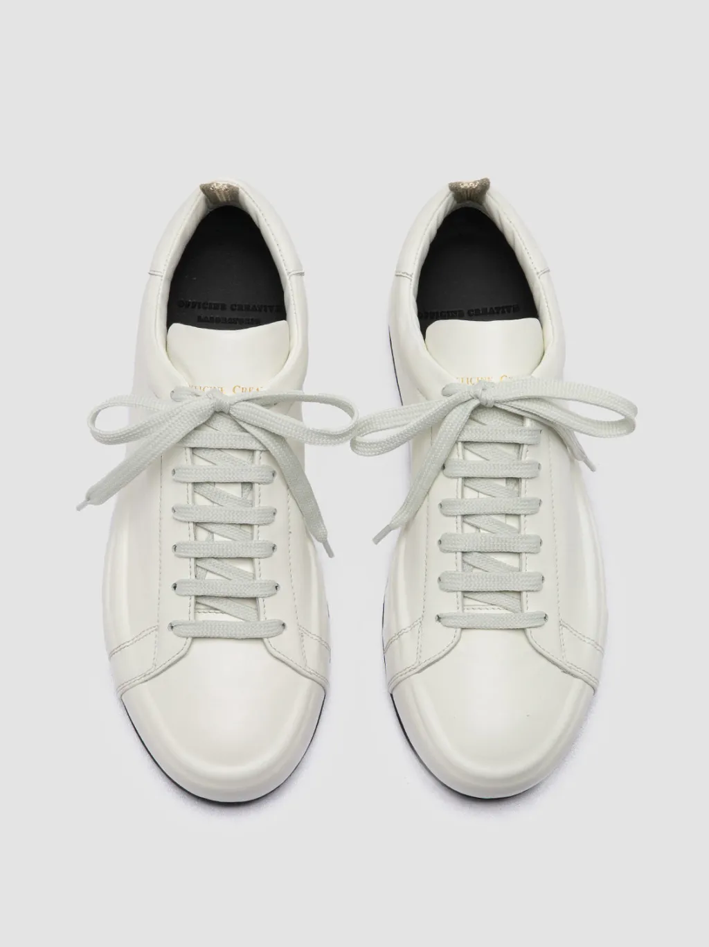 Women Officine Creative EASY 101 - White Leather Low Top Sneakers