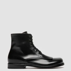Women Officine Creative EMERALD 004 - Black Leather Lace-up Boots