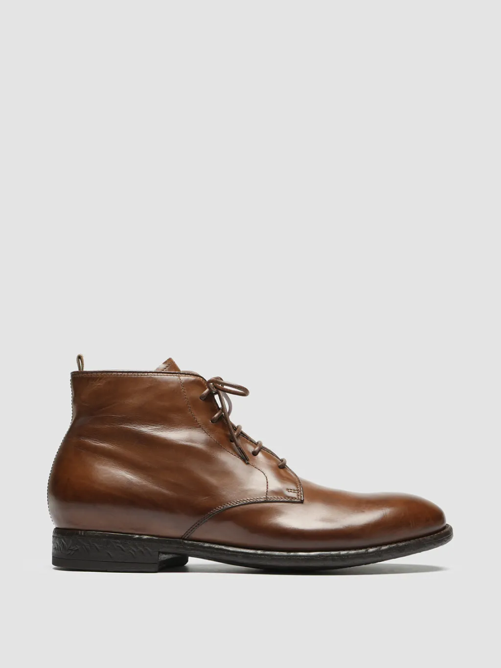 Officine Creative EMORY 023 - Brown Leather Ankle Boots