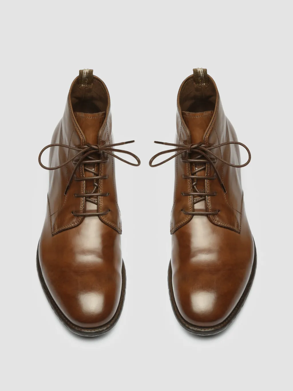 Officine Creative EMORY 023 - Brown Leather Ankle Boots