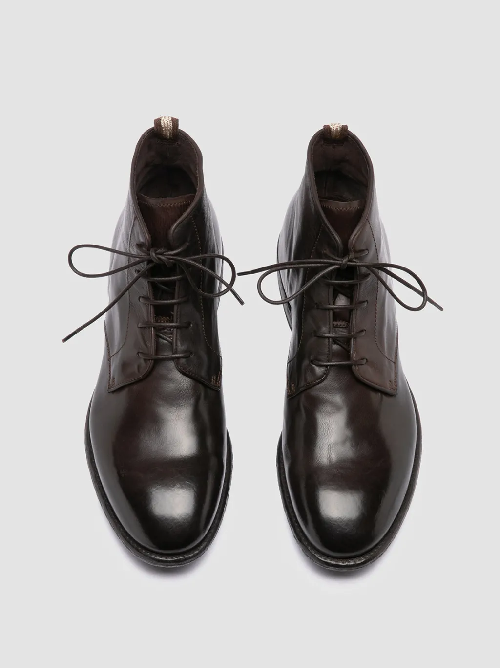 Officine Creative EMORY 023 - Brown Leather Ankle Boots