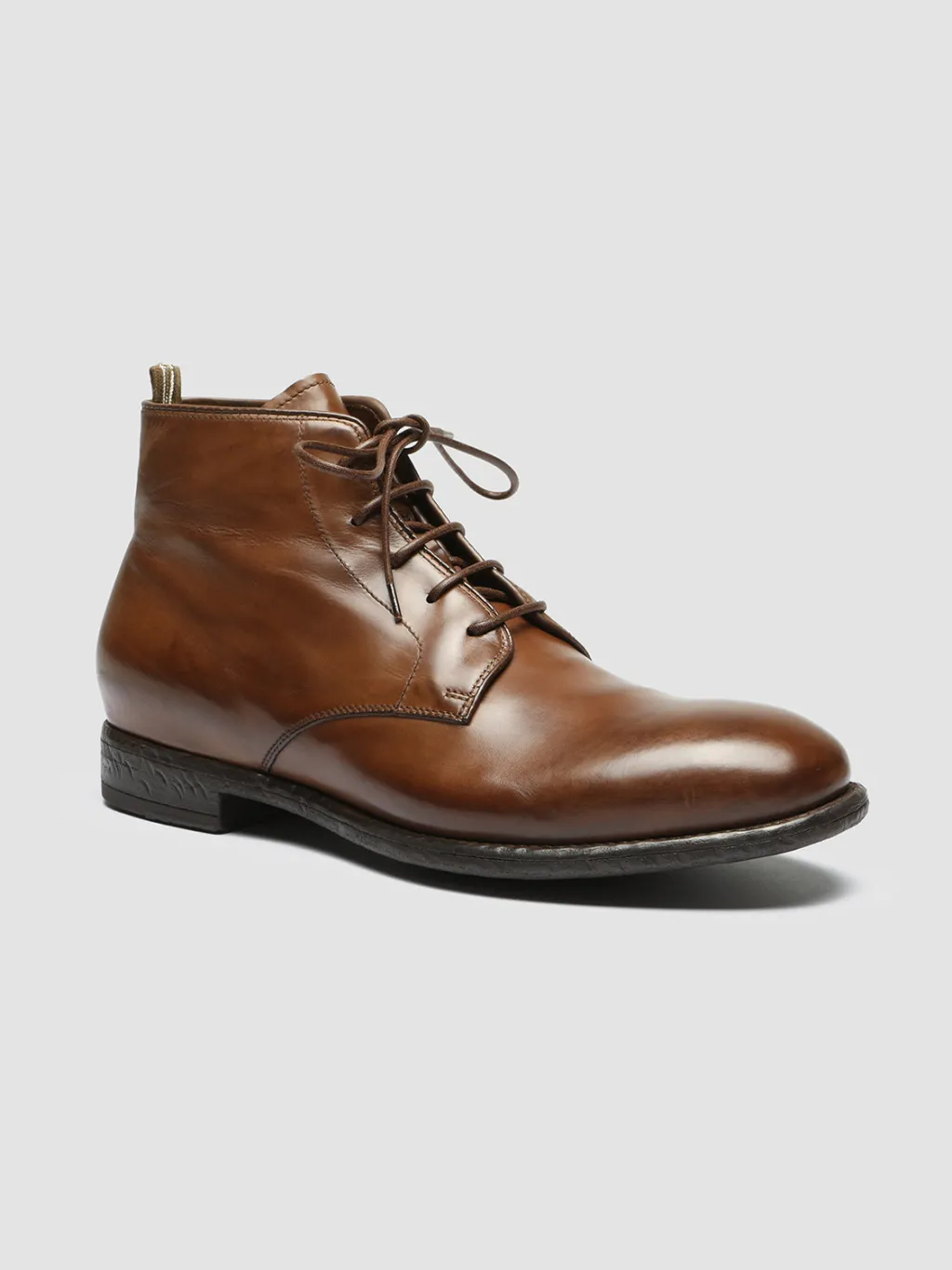 Officine Creative EMORY 023 - Brown Leather Ankle Boots